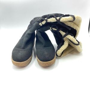 Michael Kors Suede Tall Lined Boots